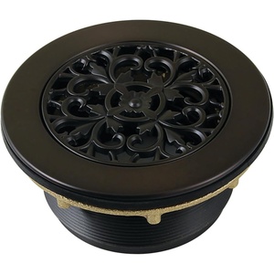 image:imageKingston Brass BSFT4135 Watercourse 414 Round Brass Shower Base Drain Oil Rubbed Bronze