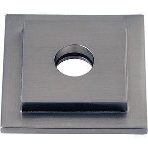 image:imageKingston Brass FLSQUARE1 Legacy Heavy Duty Square Solid Cast Brass Shower Flange Polished Chrome 3 x 3 x 05Brushed Nickel