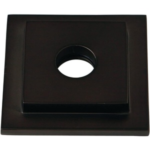 image:imageKingston Brass FLSQUARE1 Legacy Heavy Duty Square Solid Cast Brass Shower Flange Polished Chrome 3 x 3 x 05Oil Rubbed Bronze