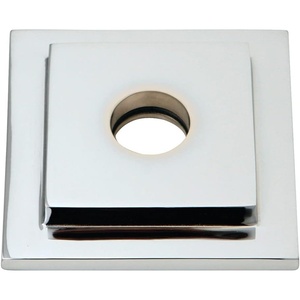 image:imageKingston Brass FLSQUARE1 Legacy Heavy Duty Square Solid Cast Brass Shower Flange Polished Chrome 3 x 3 x 05Polished Chrome