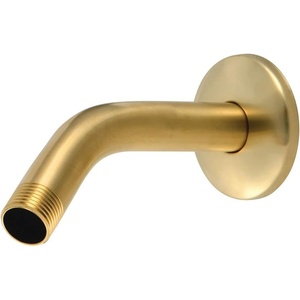 image:imageKingston Brass K150K6PN 6Inch Shower Arm with Round Flange in Polished NickelBrushed Brass