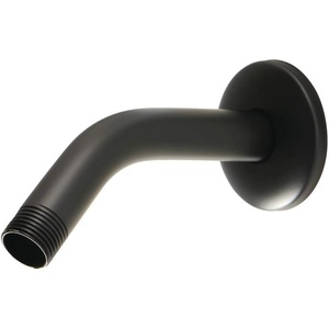 image:imageKingston Brass K150K6PN 6Inch Shower Arm with Round Flange in Polished NickelMatte Black