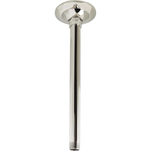 image:imageKingston Brass K210A6 10Inch Rain Drop Ceiling Mount Shower Arm with Round Flange in Polished NickelPolished Nickel