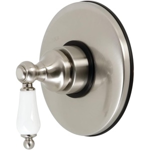 image:imageKingston Brass KB3008PL Volume Control with Lever Handle Brushed Nickel