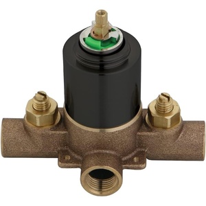 image:imageKingston Brass KB650V Pressure Balanced RoughIn Tub and Shower Valve with Stops Matte BlackOil Rubbed Bronze