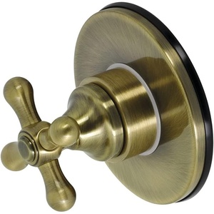 image:imageKingston Brass KS3033AX 3Way Diverter Valve with Trim Kit Antique Brass