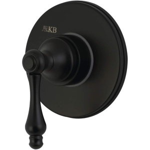 image:imageKingston Brass KS3036AL 3Way Diverter Valve with Trim Kit Polished NickelMatte Black