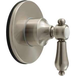 image:imageKingston Brass KS4036BAL Heirloom SingleHandle SixWay Diverter Valve with Round Trim Kit Polished NickelBrushed Nickel