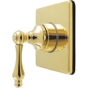 image:imageKingston Brass KS4042AL Restoration SingleHandle SixWay Diverter Valve with Trim Kit Polished BrassPolished Brass