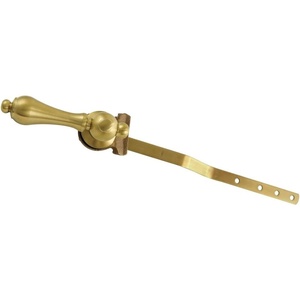 image:imageKingston Brass KTAL37 Restoration Toilet Tank Lever Front Mount Brushed Brass 869 x 313 x 075