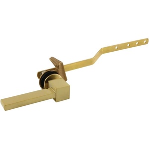 image:imageKingston Brass KTCL17 Claremont Front Mount Toilet Tank Lever LeftRight Installation in Brushed BrassBrushed Brass