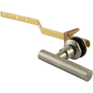 image:imageKingston Brass KTCML7 Manhattan Front Mount Toilet Tank Lever LeftRight Installation in Brushed BrassBrushed Nickel