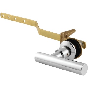 image:imageKingston Brass KTCML7 Manhattan Front Mount Toilet Tank Lever LeftRight Installation in Brushed BrassPolished Chrome