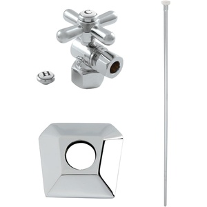 image:imageKingston Brass KTK130P2 Trapeze Plumbing Toilet Trim Kit with Flange Polished BrassPolished Chrome