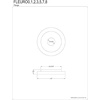 image:imageKingston Brass FLEURO1 Nuvofusion Heavy Duty Round Solid Cast Brass Shower Flange Polished ChromePolished Chrome