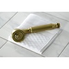 image:imageKingston Brass K107A3 Vintage Single Function Round Hand Shower in Antique BrassBrushed Brass