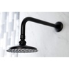 image:imageKingston Brass K135A7CK Victorian Shower Head Brushed Brass 12 x 519 x 619Matte Black
