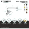 image:imageKingston Brass K135A7CK Victorian Shower Head Brushed Brass 12 x 519 x 619Polished Nickel