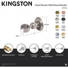 image:imageKingston Brass K176A7 Heritage Hand Shower Wall Mount Bracket Brushed BrassPolished Brass