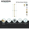 image:imageKingston Brass K183A2 Designer Trimscape Showerscape 30Inch Brass Shower Slide Bar Polished BrassPolished Chrome