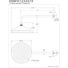 image:imageKingston Brass K225K27 Trimscape Shower Head Brushed Brass 2119 x 10 x 419Matte Black