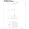 image:imageKingston Brass K225K27 Trimscape Shower Head Brushed Brass 2119 x 10 x 419Matte Black