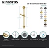 image:imageKingston Brass KSX3521SG Designer Trimscape Showerscape Shower Slide Bar Polished Chrome24 x 425 x 625Oil Rubbed Bronze