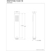 image:imageKingston Brass KX4131A1 Metropolitan Single Function Rectangular Hand Shower in Polished ChromeBrushed Nickel