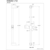 image:imageKingston Brass KX8247 Claremont 24 Shower Slide Bar Brushed Brass