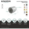image:imageKingston Brass KX8616AC Vilbosch Shower Head Antique Copper 375 x 319 x 338Antique Copper