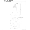 image:imageKingston Brass P50PB Designer Trimscape Victorian Ceramic Showerhead Polished BrassPolished Chrome