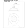 image:imageKingston Brass P60SN Victorian 6516Inch Round Raindrop Ceramic Shower Head in Brushed NickelPolished Brass