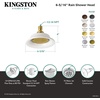 image:imageKingston Brass P60SN Victorian 6516Inch Round Raindrop Ceramic Shower Head in Brushed NickelPolished Chrome