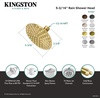 image:imageKingston Brass Showerscape K135A3 Shower head Antique Brass 525 x 525 x 263Black Stainless