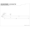 image:imageShowerscape CB38206 20In Dia Bullnose Lavatory Supply Line Polished NickelOil Rubbed Bronze