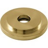 image:imageKingston Brass FLEURO7 Heavy Duty Round Solid Cast Brass Shower Arm Flange in Brushed BrassBrushed Brass