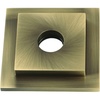 image:imageKingston Brass FLSQUARE0 Heavy Duty Square Solid Cast Brass Shower Arm Flange in Matte BlackAntique Brass