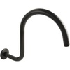 image:imageKingston Brass K114C1 14Inch Shower Arm with Round Flange in Polished ChromeMatte Black