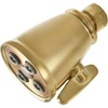 image:imageKingston Brass K137A3 Shower Scape 2516Inch Round Adjustable Jet Spray Brass Shower Head in Antique BrassBrushed Brass