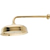 image:imageKingston Brass K225K12 Designer Trimscape Victorian 10inch Showerhead with 17inch Rain Drop Shower Arm Polished BrassPolished Brass