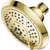 image:imageKingston Brass KX1552 Vilbosch 5Inch Round 5Function ABS Shower Head in Polished Brass