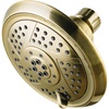 image:imageKingston Brass KX1557 Vilbosch 5Inch Round 5Function ABS Shower Head in Brushed BrassAntique Brass