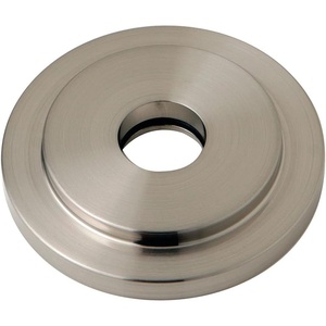 image:imageKingston Brass FLEURO1 Nuvofusion Heavy Duty Round Solid Cast Brass Shower Flange Polished ChromeBrushed Nickel