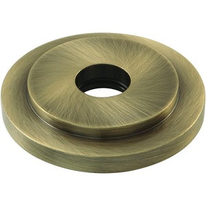 image:imageKingston Brass FLEURO7 Heavy Duty Round Solid Cast Brass Shower Arm Flange in Brushed BrassAntique Brass