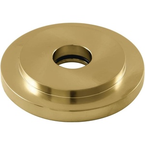 image:imageKingston Brass FLEURO7 Heavy Duty Round Solid Cast Brass Shower Arm Flange in Brushed BrassBrushed Brass