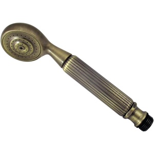 image:imageKingston Brass K104A3 Metropolitan Single Function Round Hand Shower in Antique BrassAntique Brass