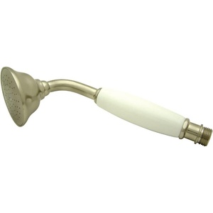 image:imageKingston Brass K105A2 Victorian Single Function Round Hand Shower in Polished BrassBrushed Nickel