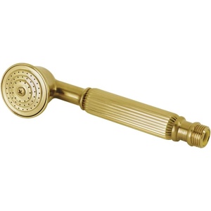 image:imageKingston Brass K107A3 Vintage Single Function Round Hand Shower in Antique BrassBrushed Brass