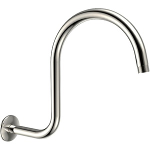 image:imageKingston Brass K114C2 Restoration 14 Shower Arm with Round Flange Polished BrassPolished Nickel