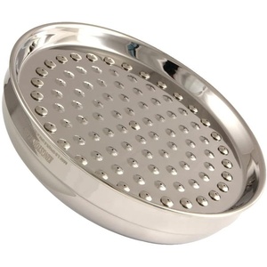 image:imageKingston Brass K124A7 Victorian Shower Head Brushed Brass 8 x 8 x 3Polished Nickel